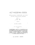 MIEDEMA: Het Miedema-Boek ("The Miedema Book"); Genealogish overzicht van alle Friese geslchten Miedema, Deel I 1955