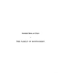 MONTGOMERY: Genealogical History of the Family of Montgomery, incl. the pedigree chart 1863