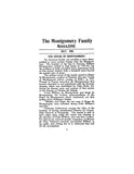 MONTGOMERY Family Magazine, Genealogical, Historical & Biographical. 1915