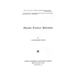 MOORE Family Records 1929