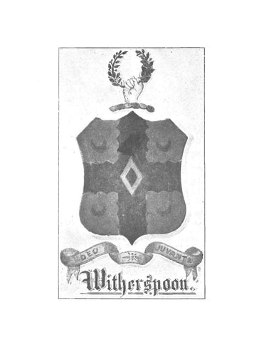 WITHERSPOON: Witherspoon Genealogy