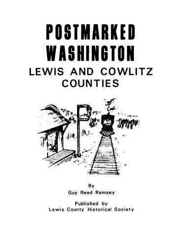 LEWIS, COWLITZ, WA: Postmarked Washington: Lewis and Cowlitz Counties