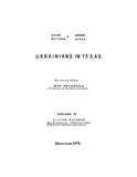 TEXAS: Ukrainians in Texas (Softcover)