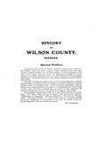 WILSON, KS: History of Wilson County, Kansas - Illustrated