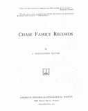 Chase Family Records