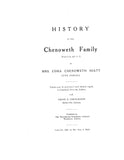 CHENOWETH: History of the Chenoweth Family, Beginning 449 a.d.