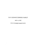 COURSEN: Coursens from 1612-1917, with the Staten Island branch 1917