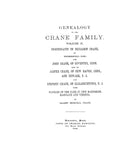 CRANE: Genealogy of the Crane family, descendants of Henry Crane of Wethersfield & Guilford, CT