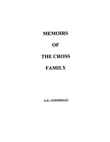 CROSS: Memoirs of the Cross family