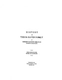 DeHAVEN: History of the DeHaven Family,  3rd Edition 1914