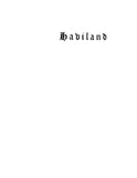 HAVILAND - LOUNSBURY - MOULINIER Genealogy & Memoirs 1955