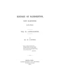 SANBORNTON, NH: HISTORY OF SANBORNTON 1881-1882