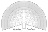 Genealogy Pedigree Fan Chart: 10 Generation - Masthof Press - 1