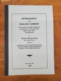 RAGLAND: Genealogy of the Ragland Families and numerous other families of prominence in America with whom they have intermarried