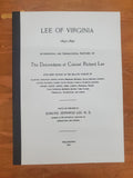 LEE of Virginia, 1642-1892; biographical & genealogical sketches of the descendants of Col. Richard Lee, with brief notices of related families of Allerton, Armistead, etc.