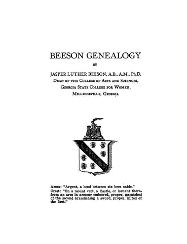 Beeson Genealogy