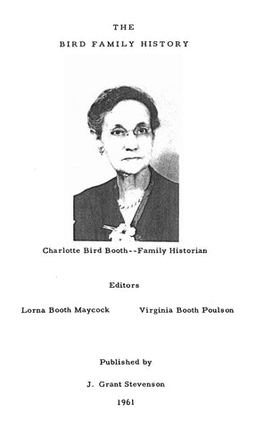 BIRD Family History