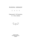 BLACKWELL:  Genealogy: Ancestors, descendants & connections of Moore Carter & Sarah Alexander (Foote) Blackwell (Book I, Genealogy only)