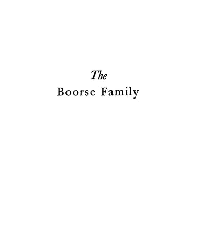 Boorse Family