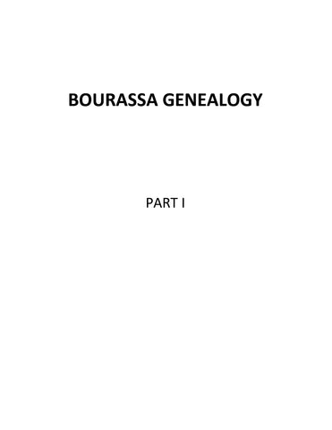 BOURASSA GENEALOGY (1575-1985)