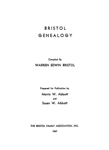 Bristol Genealogy