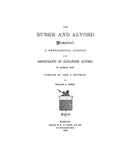 BURKE and ALVORD Memorial; A Genealogical Account of the Descendants of Richard Burke of Sudbury, Massachusetts. 1864