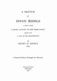 BIDDLE: A Sketch of Owen Biddle