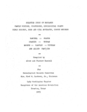Daniell: Selected Items of Research, Family History, Cemeteries, Genealogical Charts, Bible Records, Deed and Will Abstracts, Census Records - Daniell, Prater, Dearing, Twyman, Rhoden, Hartley, Titshaw, and Allied Families 1973