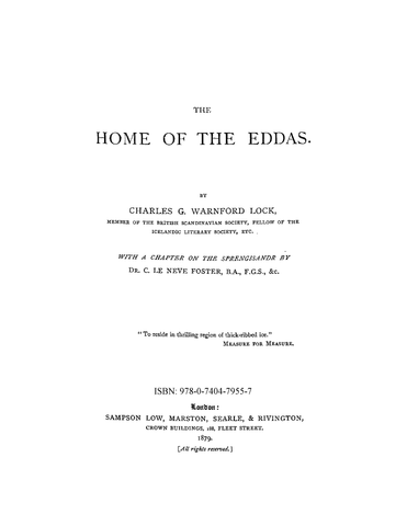 ICE: Home of the Eddas