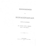 MA Newburyport: Reminiscences of a Nonagenarian