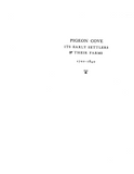 MA Pigeon Cove: Pigeon Cove, Its Early Settlers and their Farms 1702-1840 (Softcover)