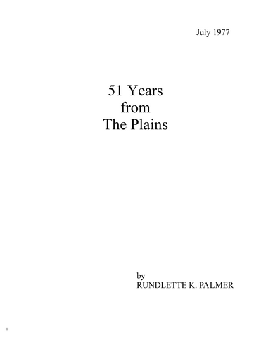 WHITEFIELD, ME: 51 Years from the Plains 1977