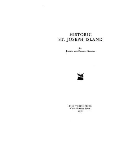 ST JOSEPH ISLAND, CANADA: Historic St Joseph Island 1938