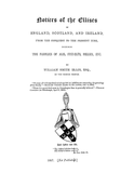 ELLIS: Notices of the Ellises of England, Scotland, and Ireland from the Conquest to the Present Time (Hardcover)