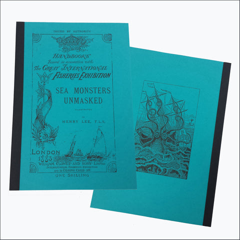 SEA MONSTERS UNMASKED, Illustrated.  1883  (Softcover)