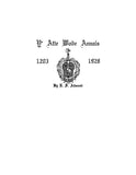 ATWOOD:  Ye Atte Wode Annals, 1-4