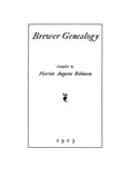 Brewer Genealogy