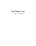 Corbett Family in England and America