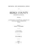 BERKS, PA: HISTORICAL & BIOGRAPHICAL ANNALS OF BERKS COUNTY (Hardcover)