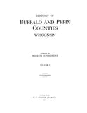 BUFFALO, WI:  HISTORY OF BUFFALO AND PEPIN COUNTIES (Hardcover)