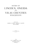 LINCOLN, WI: HISTORY OF LINCOLN, ONEIDA & VILAS COUNTIES (Hardcover)