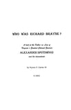 BRAYNE: Who Was Richard Brayne?