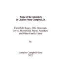 CAMPBELL: Some of the Ancestors of Charles Frank Campbell, Jr.