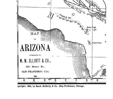 MAP: Arizona Territory