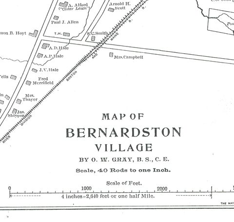 MAP: Bernardston, Massachusetts