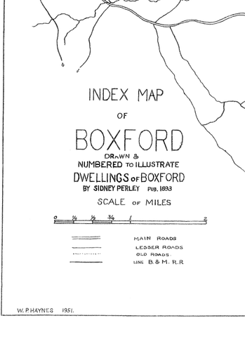MAP: Boxford Church, Massachusetts