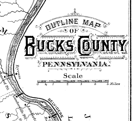 MAP: Bucks County, Pennsylvania