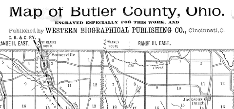 MAP: Butler County, Ohio