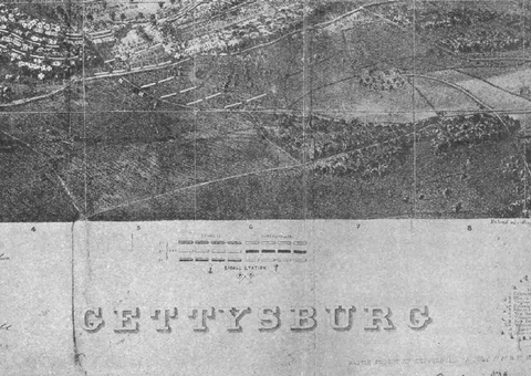 MAP: Gettysburg Civil War