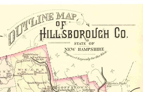 MAP: Hillsborough, New Hampshire